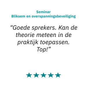 Review Seminar Bliksem en overspanningsbeveiliging