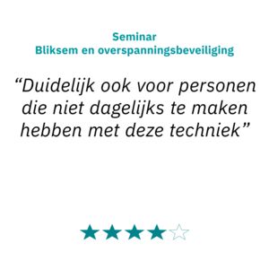 Review Seminar Bliksem en overspanningsbeveiliging