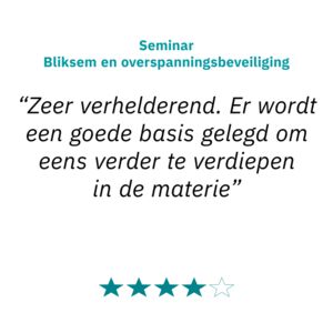 Review Seminar Bliksem en overspanningsbeveiliging