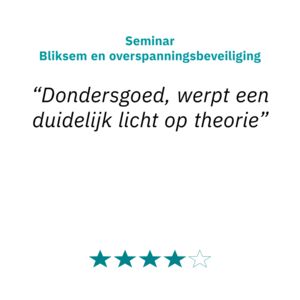 Review Seminar Bliksem en overspanningsbeveiliging