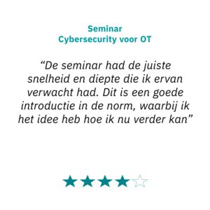 Review Seminar Cybersecurity voor OT