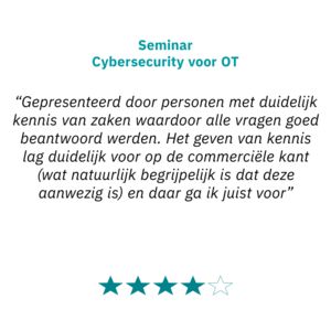 Review Seminar Cybersecurity voor OT