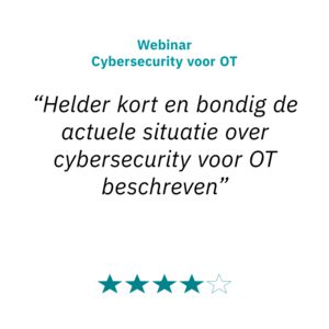 Review Webinar Cybersecurity voor OT