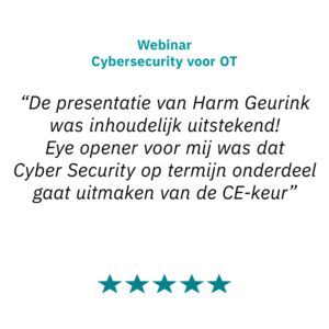 Review Webinar Cybersecurity voor OT