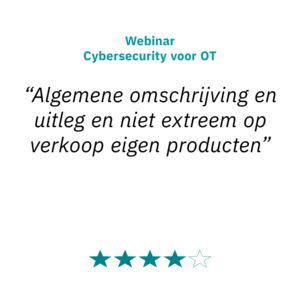 Review Webinar Cybersecurity voor OT