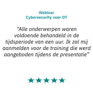 Review Webinar Cybersecurity voor OT