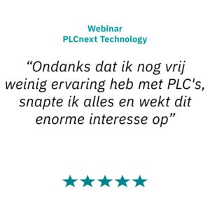Review Webinar PLCnext Technology