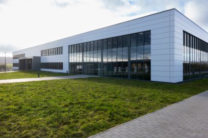 All Electric Society Factory v sídle společnosti Phoenix Contact v Blombergu, Severní Porýní – Vestfálsko