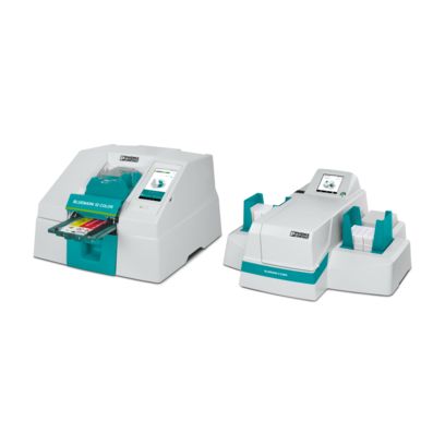 UV-blekkskriver BLUEMARK E.CARD og UV LED-skriver BLUEMARK ID COLOR