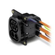 CHARX&nbsp;connect&nbsp;universal CCS&nbsp;type&nbsp;2 charging inlets with lateral cable outlet