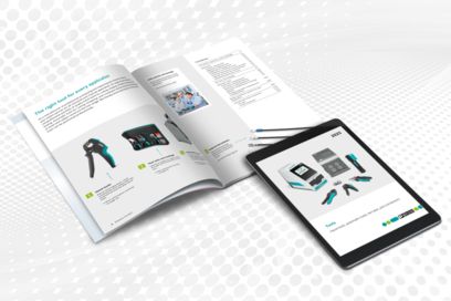 Cover image of the Tools product brochure