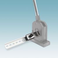 Zero-cut block for DIN rail cutters