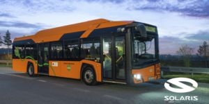 Solaris electric bus with CHARX&nbsp;CCS charging inlets