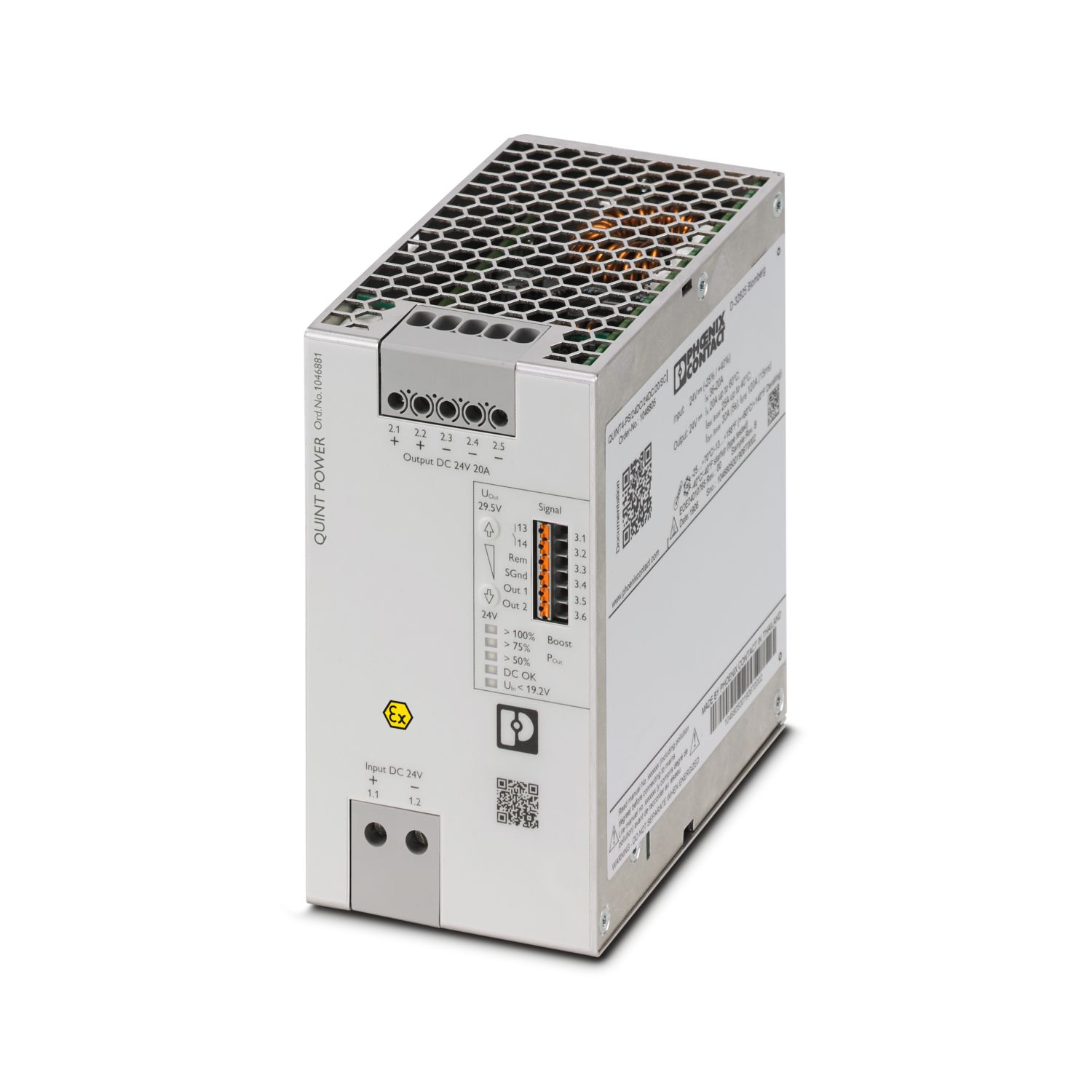 QUINT4-PS/24DC/24DC/20/SC/+ - DC/DCコンバータ - 1046881 QUINT4-PS/24DC/24DC/20/SC/+ - DC/DCコンバータ - 1046881