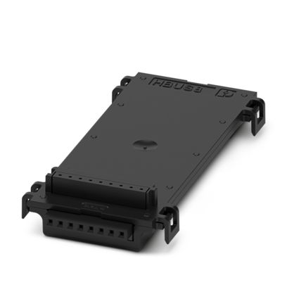 HBUS8 71,6-8P-1S BK - Tragschienen-Busverbinder