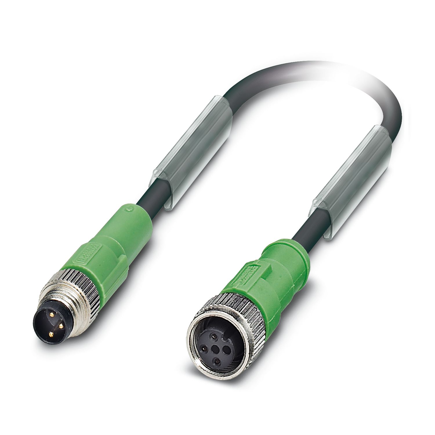 SAC-3P-M 8MS/1,5-PUR/M12FS - Sensor/actuator cable - 1682320 SAC-3P-M 8MS/1,5-PUR/M12FS - Sensor/actuator cable - 1682320