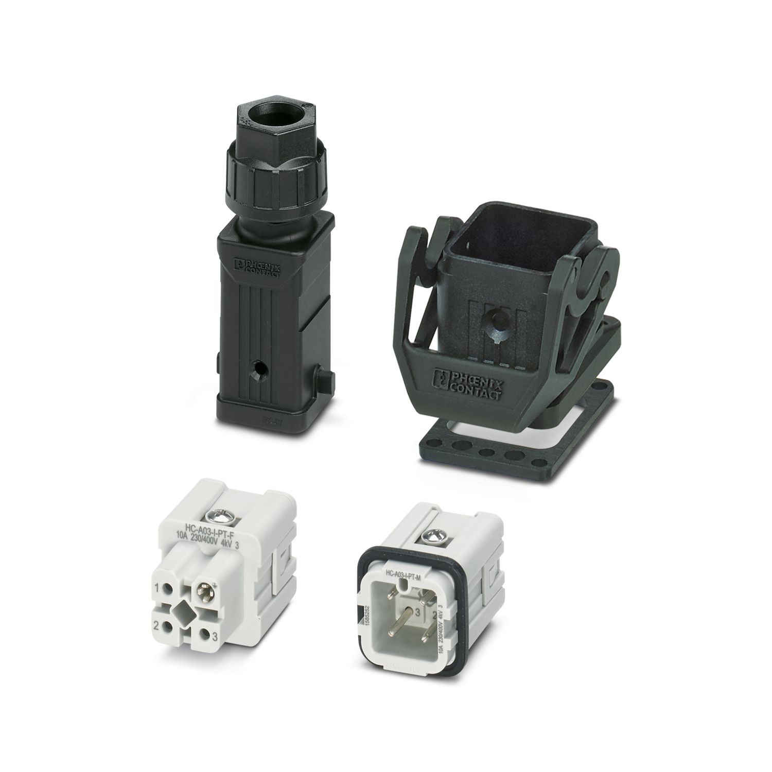 【返品不可】 HC-STA-A03PT-BWS-HT-M20-PLRBK - Connector set - 1424445 絵本・児童書