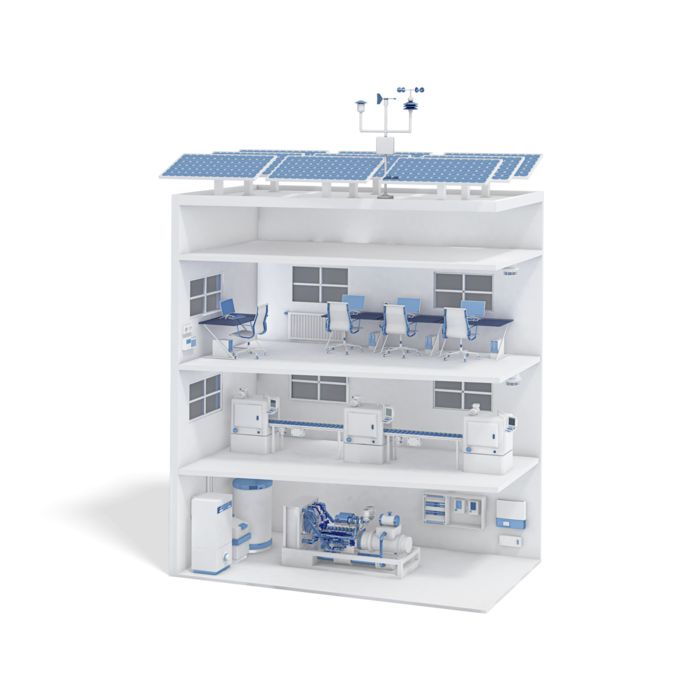 Building with various trades