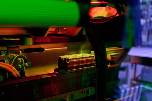 Automated laser marking