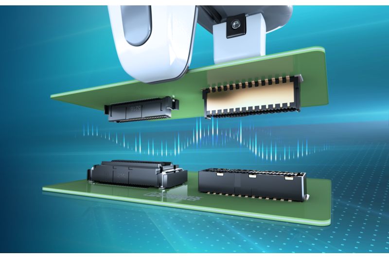 Tolerance compensation for board-to-board connectors
