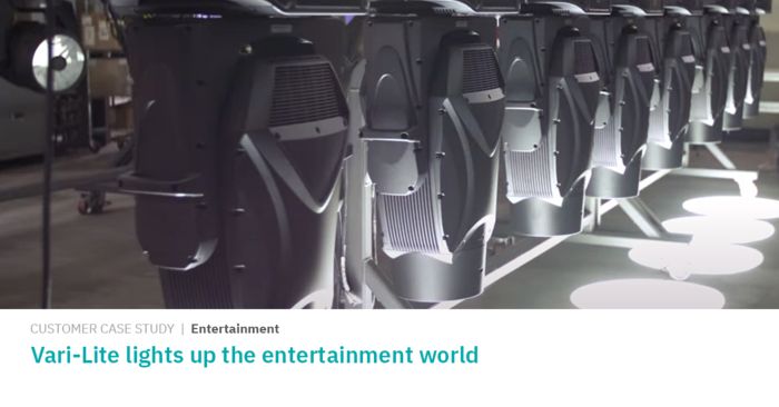 Vari-Lite lights up the entertainment world