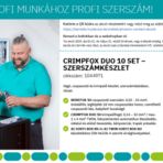 Crimpfox készlet akció a Daniellánál