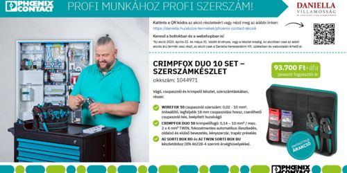 Crimpfox készlet akció a Daniellánál