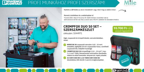 Crimpfox készlet akció a Milénél