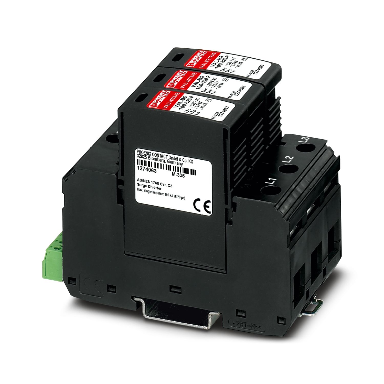 VAL-MS-3-100-320-A - Type 2 surge arrester - 1274066