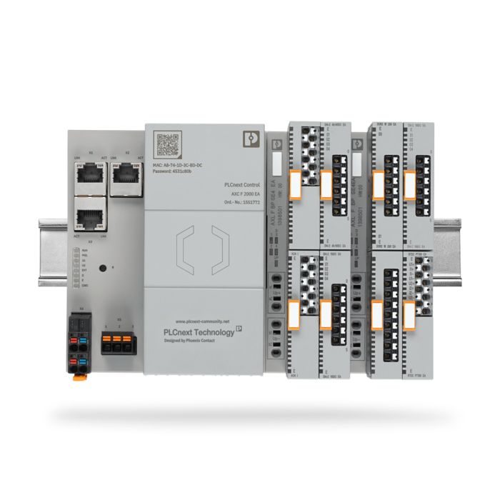 PLCnext&nbsp;Control para aplicaciones energéticas con módulos de E/S conectados