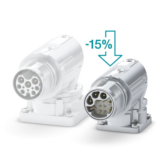 Comparaison des hauteurs de montage des connecteurs hybrides standard M17 et M17 PRO