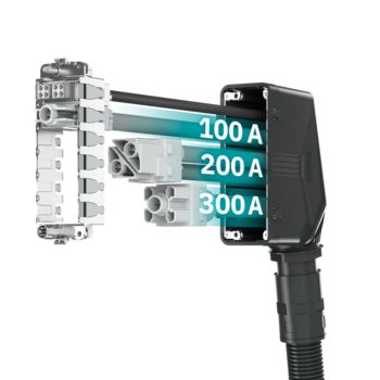 Modular contact insert for high-current applications
