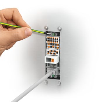 Conductor connection with Push-in Technology
