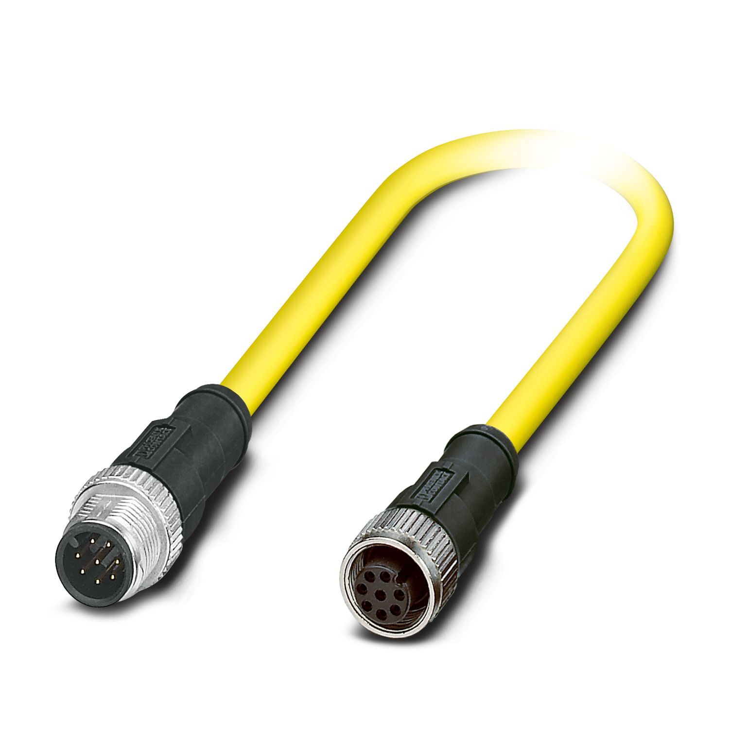 SAC-8P-M12MS/10,0-542/M12FS BK - Sensor/actuator cable - 1417914 | Phoenix Contact SAC-8P-M12MS/10,0-542/M12FS BK - Sensor/actuator cable - 1417914 | Phoenix Contact