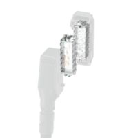 Click-in module carrier frames heavy-duty connectors