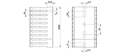 行线槽-CD 40X60 CN