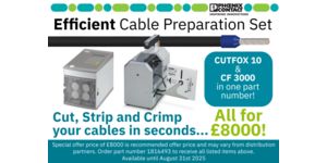 Efficient cable preparation set