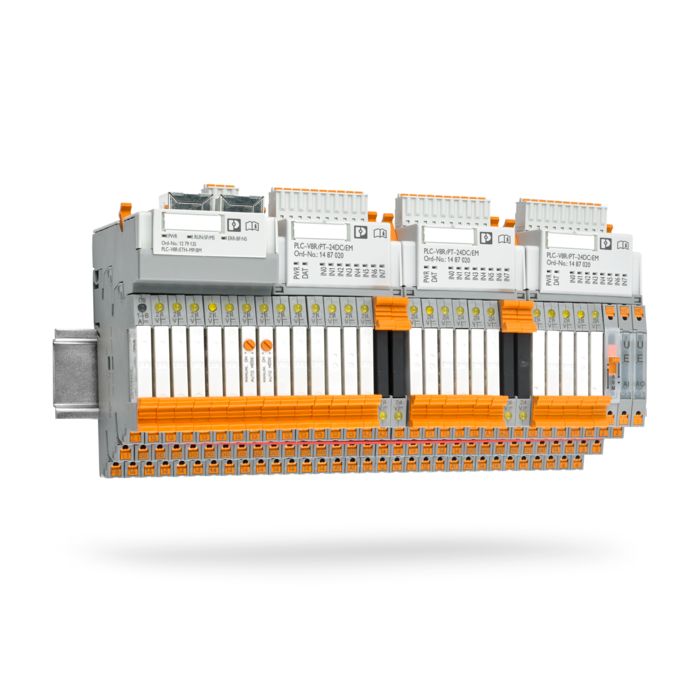 PLC-INTERFACE Ethernet Gateway auf der Tragschiene
