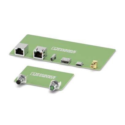 Connettore circolare e connettore dati per circuito stampato