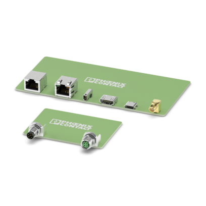 Connettore circolare e connettore dati per circuito stampato