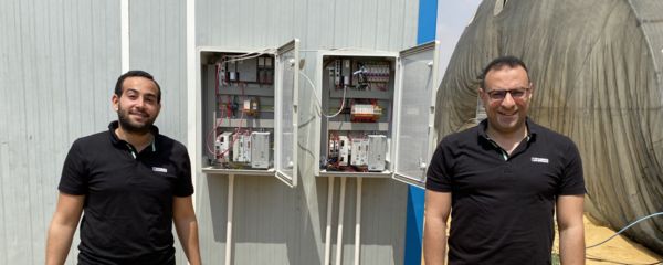 Phoenix Contact employees and Precision Agriculture solution prototype 