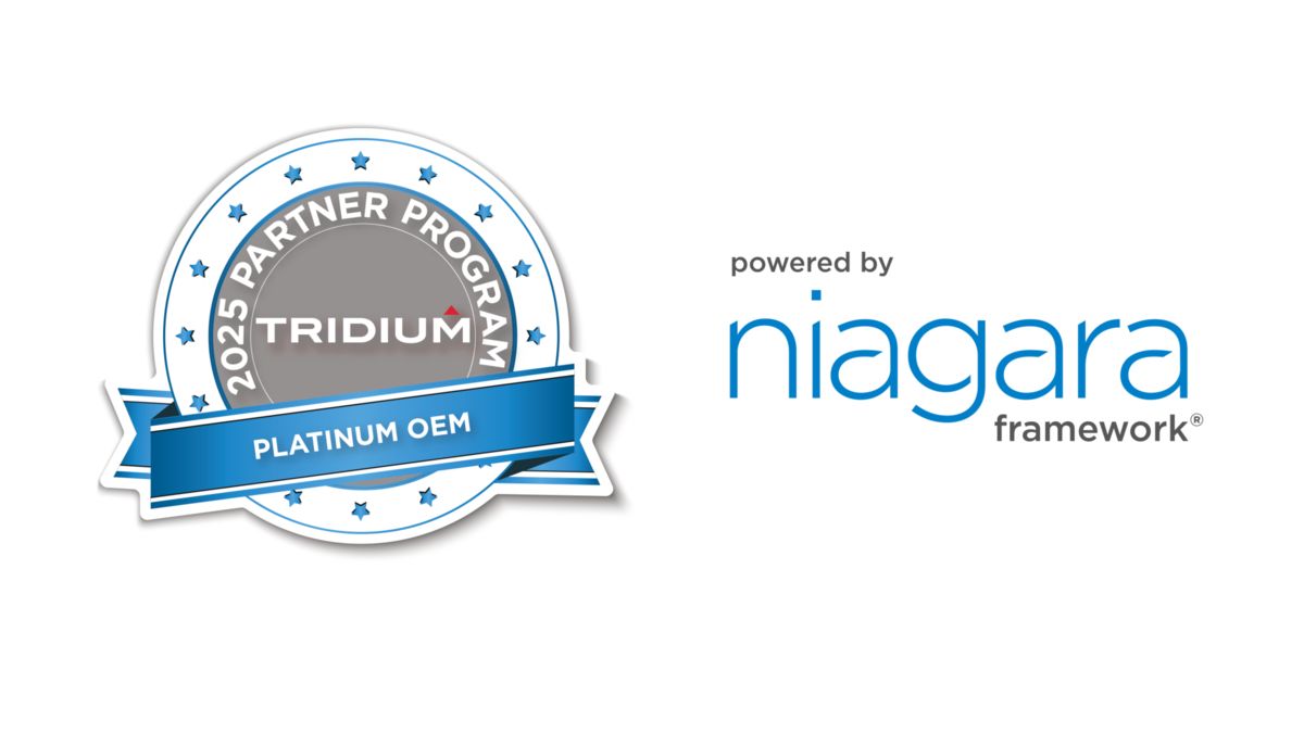 Logo Niagara Framework® und Tridium-Partnerschaft