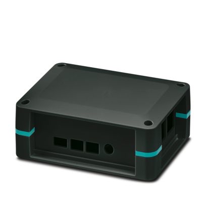 UCS 125-87-F-GD-RPI4B 9005 - Universalgehäuse