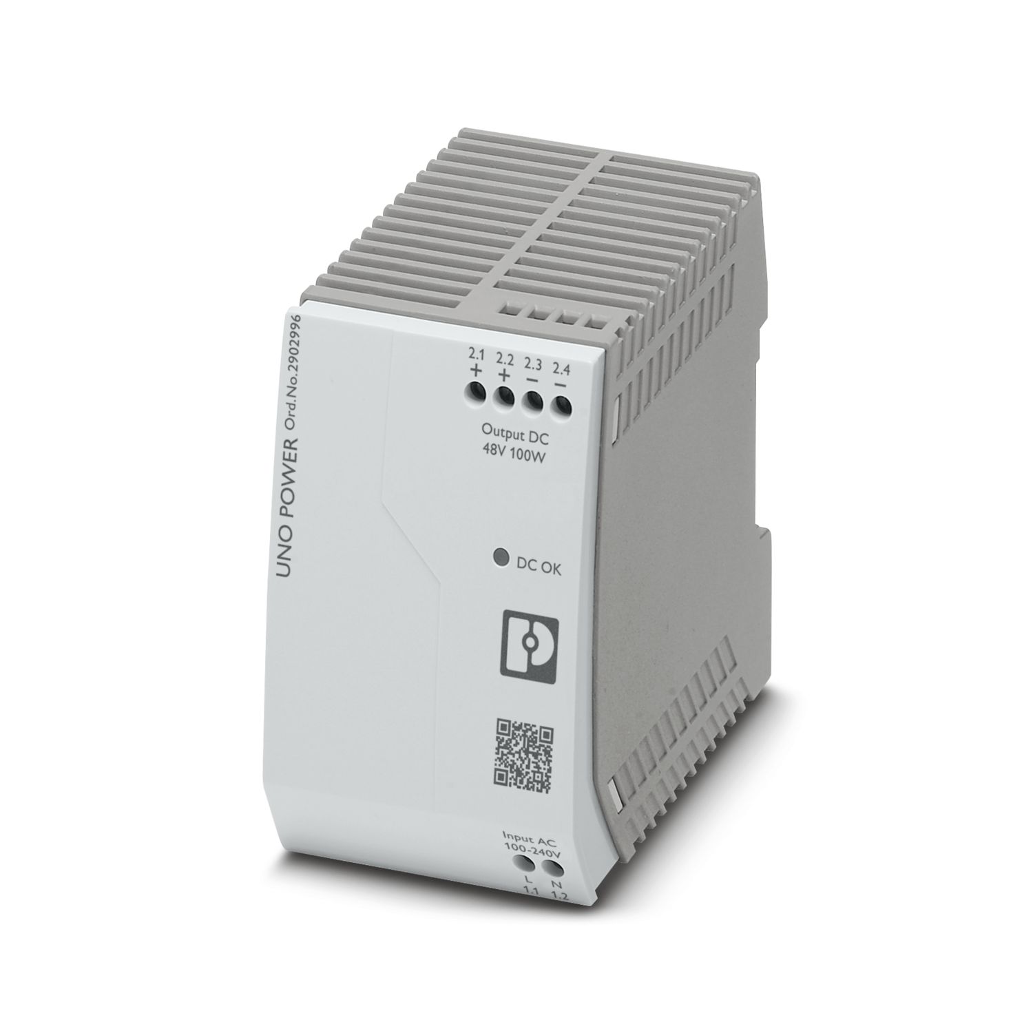 UNO-PS/1AC/48DC/100W - Power supply - 2902996 | Phoenix Contact UNO-PS/1AC/48DC/100W - Power supply - 2902996 | Phoenix Contact