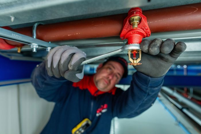 Sprinklerinstallatie installeren