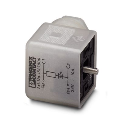 SACC-V-3CON-PG9/A-1L 24V - Valve connector (1527906)