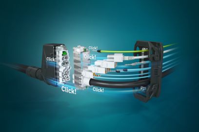 HEAVYCON&nbsp;MODULAR heavy-duty connectors with click-in latching and Push-in&nbsp;Technology