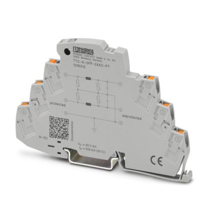 TTC-6-SFP-24AC-PT - EMC filter surge protection device (1316312)