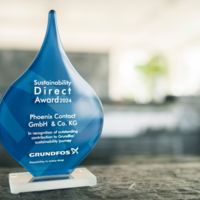 Церемония награждения Sustainability&nbsp;Direct&nbsp;Award компании Grundfos