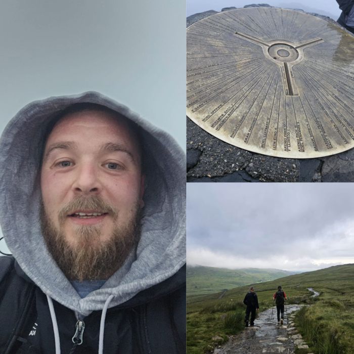climbing snowdon